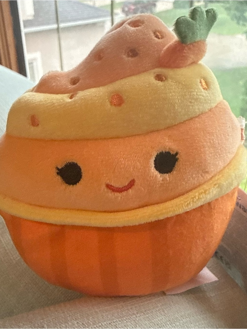 NWT Keisha The Carrot Cake Squishmallows 4” Plush Collectible